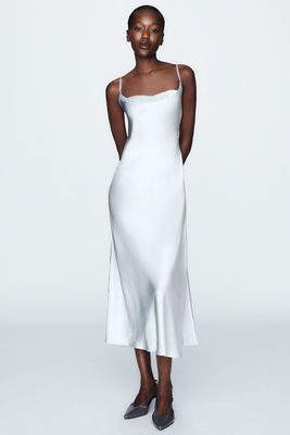 By Anthropologie 100% Silk Midi Dress