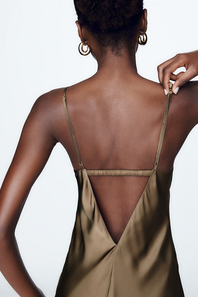 By Anthropologie 100% Silk Midi Dress #4