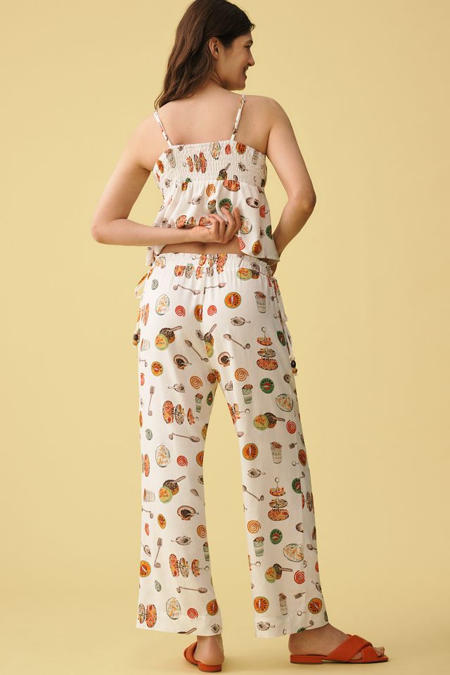 Lisa Says Gah Nora Cotton-Linen Pull-On Pants #2