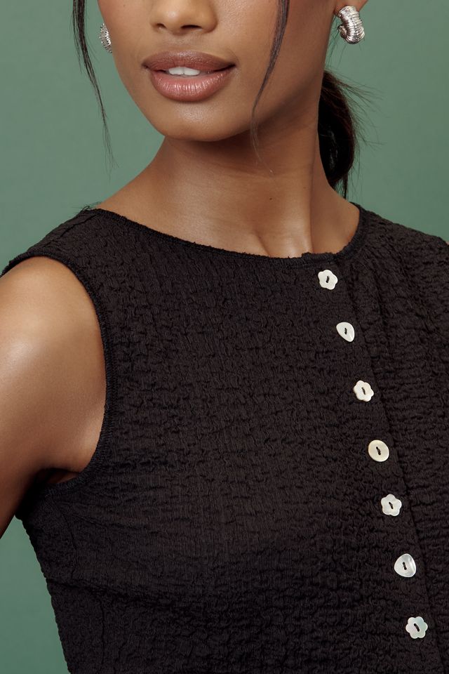 Lisa Says Gah Summer Knit Button-Front Tank Top #3