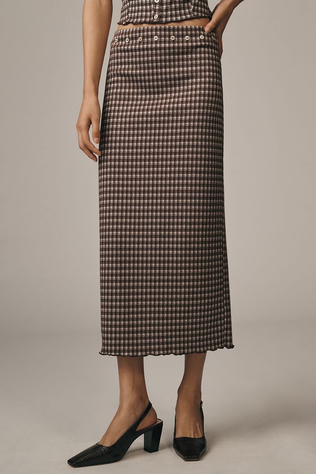Lisa Says Gah Sammy Knit Midi Skirt #1