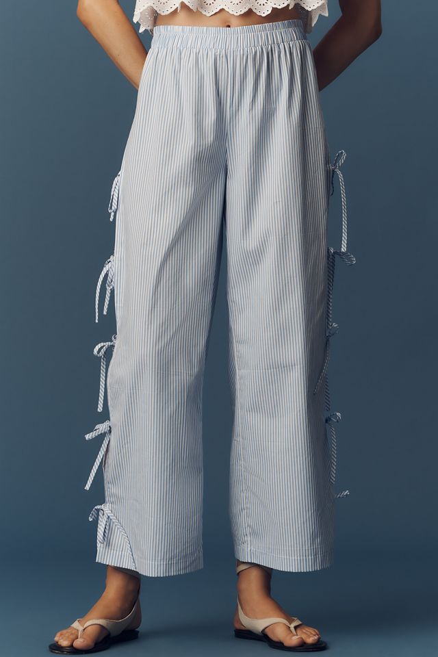Lisa Says Gah Evelyn Cotton Tie Pants #1