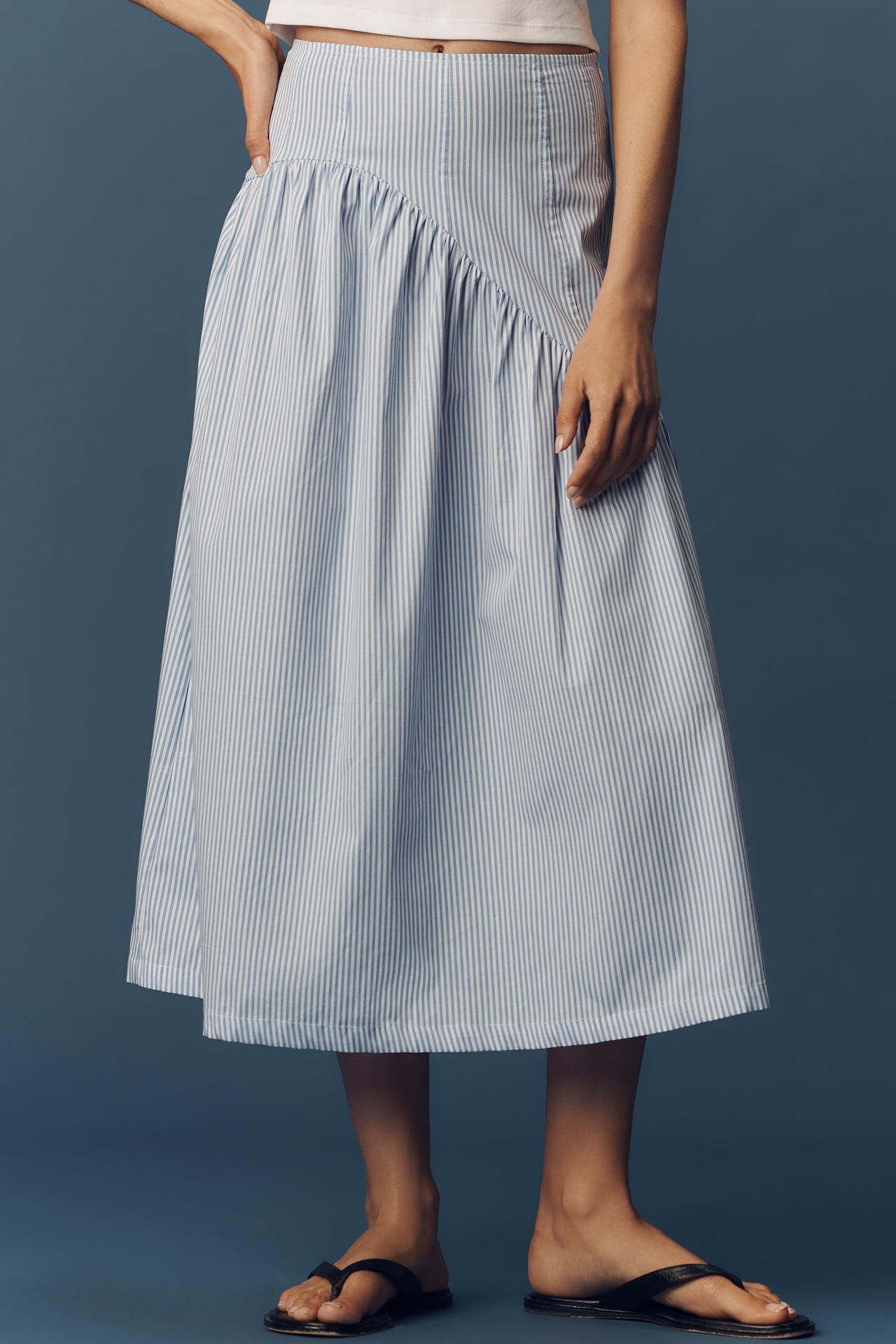 Lisa Says Gah Maeve Cotton Midi Skirt