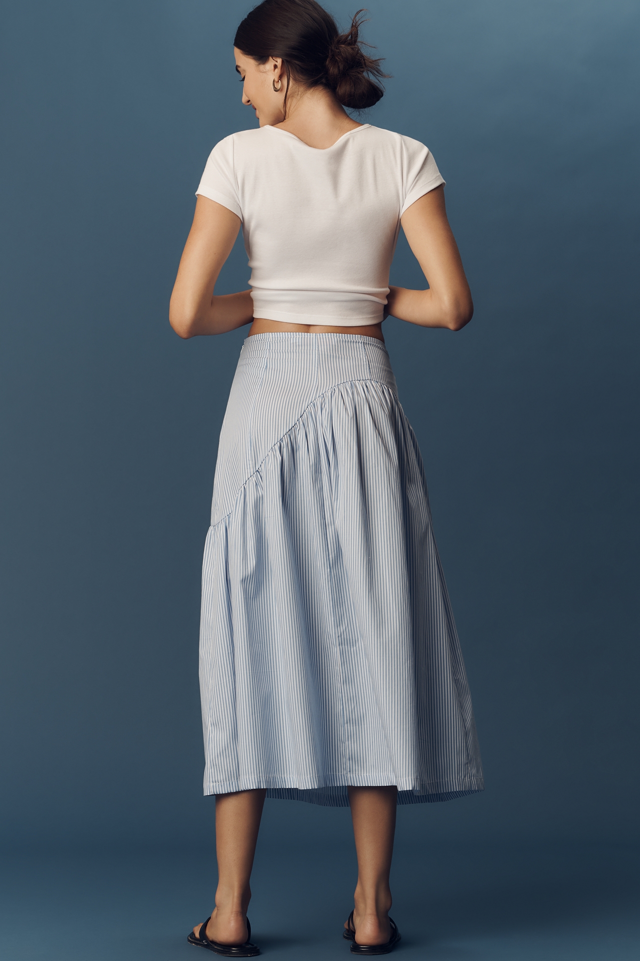 Lisa Says Gah Maeve Cotton Midi Skirt