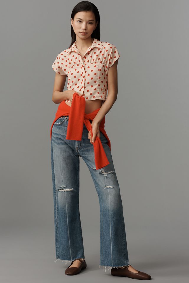 Lisa Says Gah Joanie Polka Dot Blouse #2