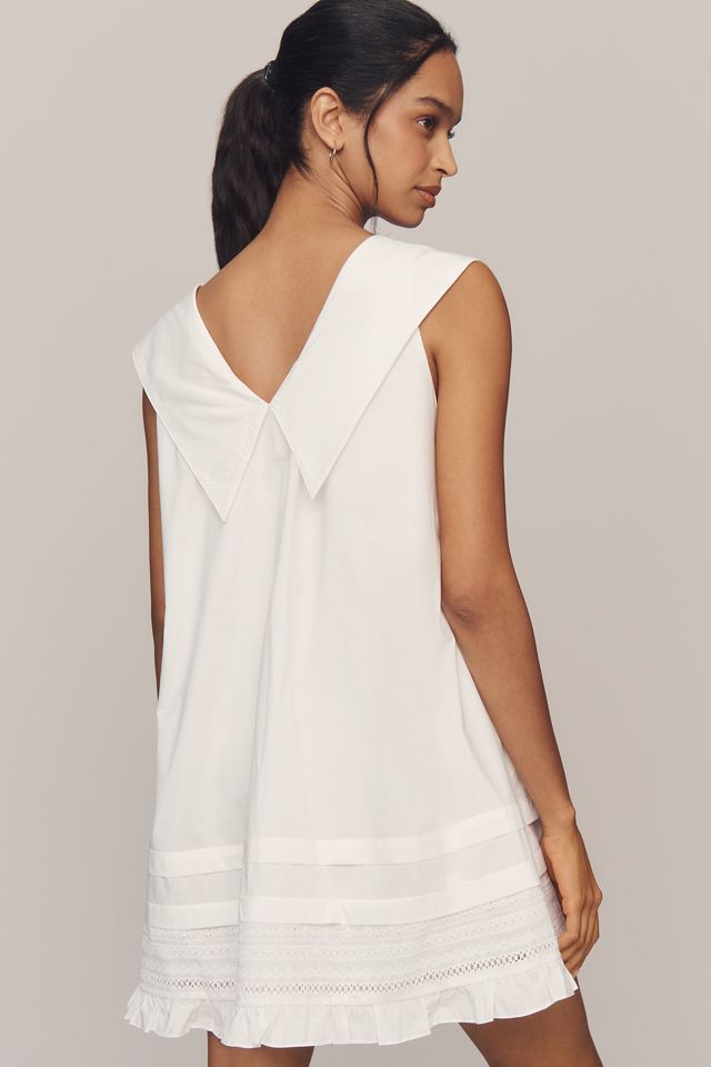 Lisa Says Gah Jenny Cotton V-Neck Mini Dress #1