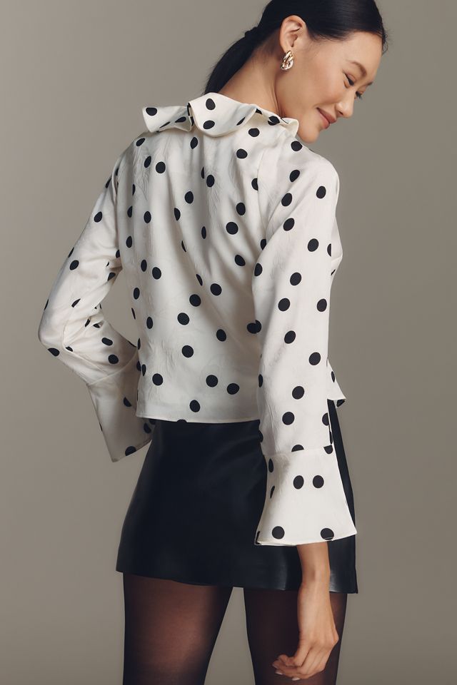 Lisa Says Gah Ricki Long-Sleeve Wrap Top #1