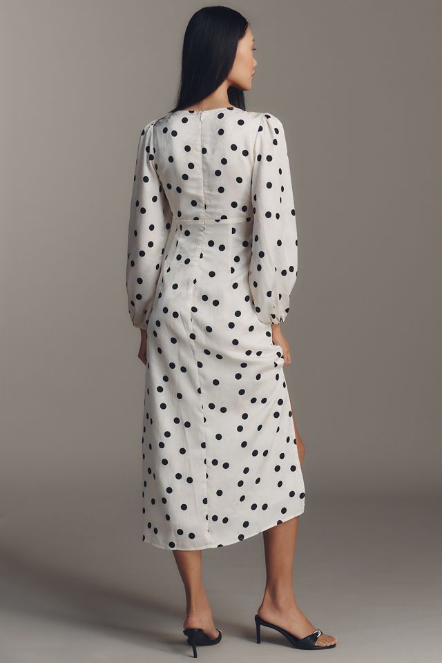 Lisa Says Gah Tiana Long-Sleeve Midi Dress #1