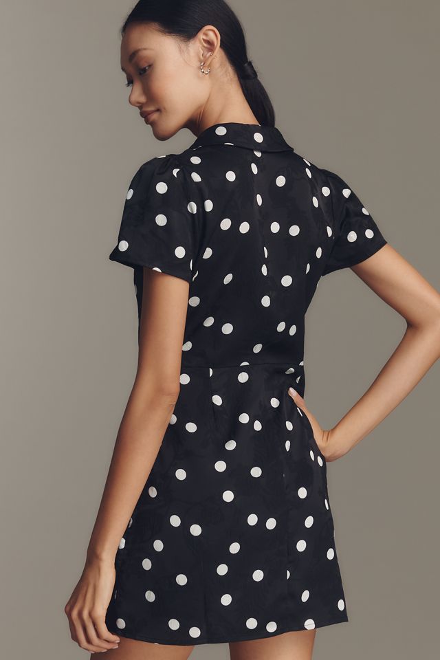 Lisa Says Gah Alexa Short-Sleeve Mini Shirt Dress #1