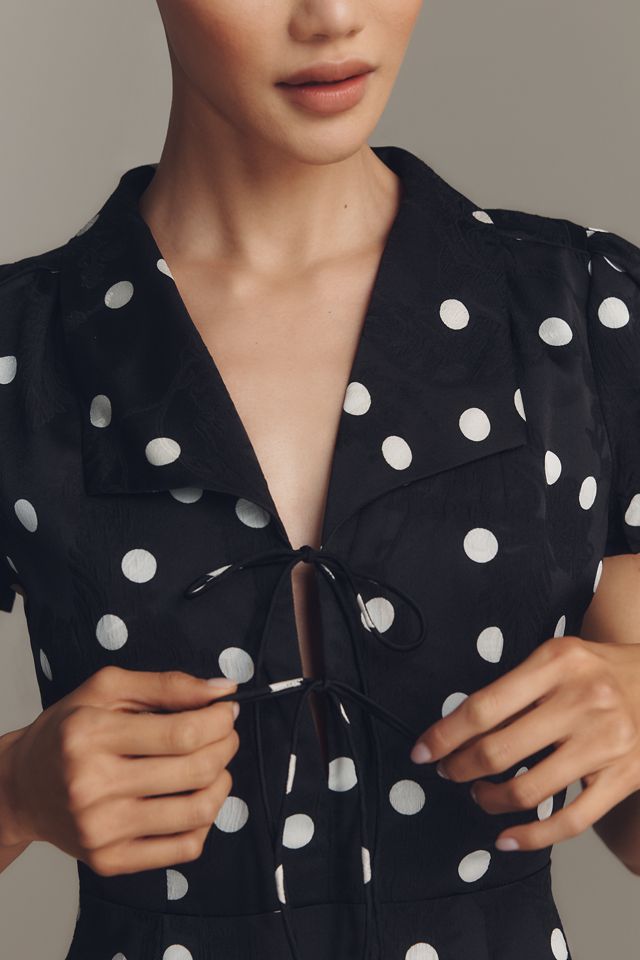 Lisa Says Gah Alexa Short-Sleeve Mini Shirt Dress #2