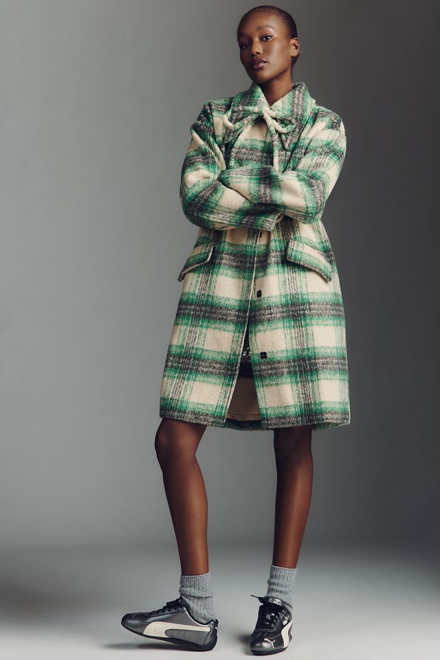 Lisa Says Gah Chelsea Plaid Coat #1