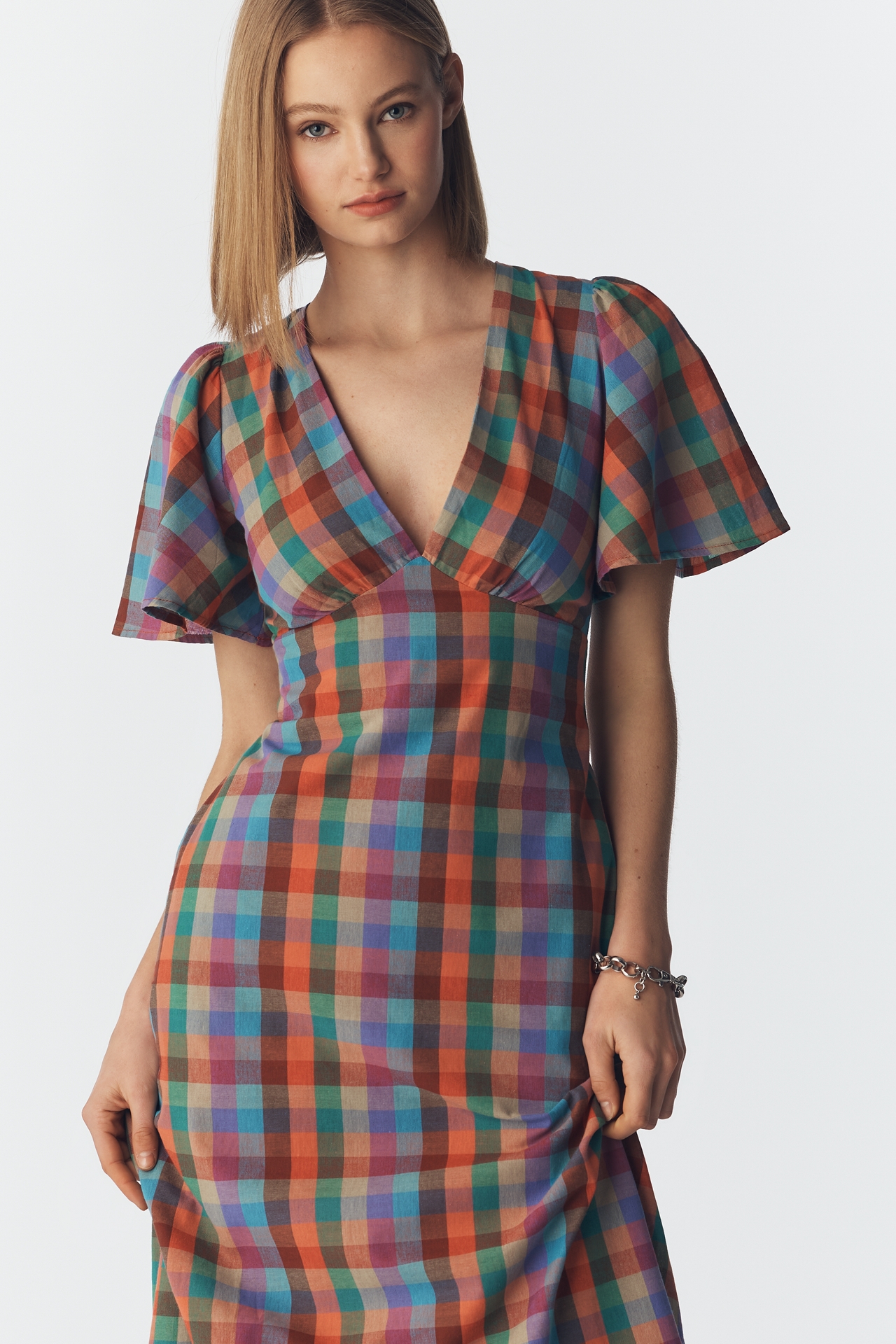 Lisa Says Gah Grace V-Neck Short-Sleeve Dress
