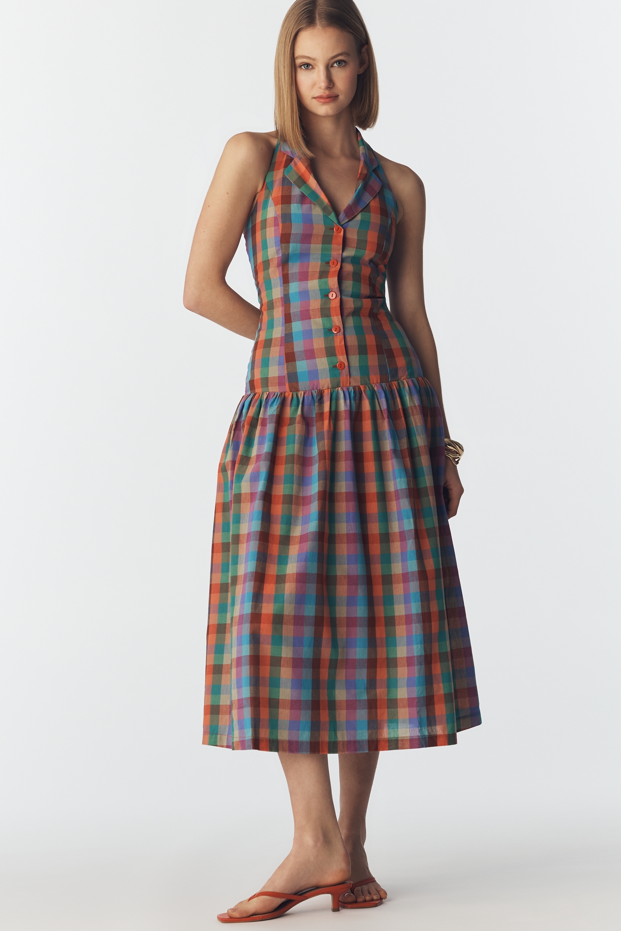 Lisa Says Gah Vaughn Sleeveless Drop-Waist Dress