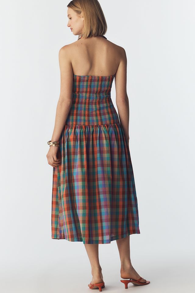 drop waist plaid dress Drop Waist Plaid Mini Skort Dress