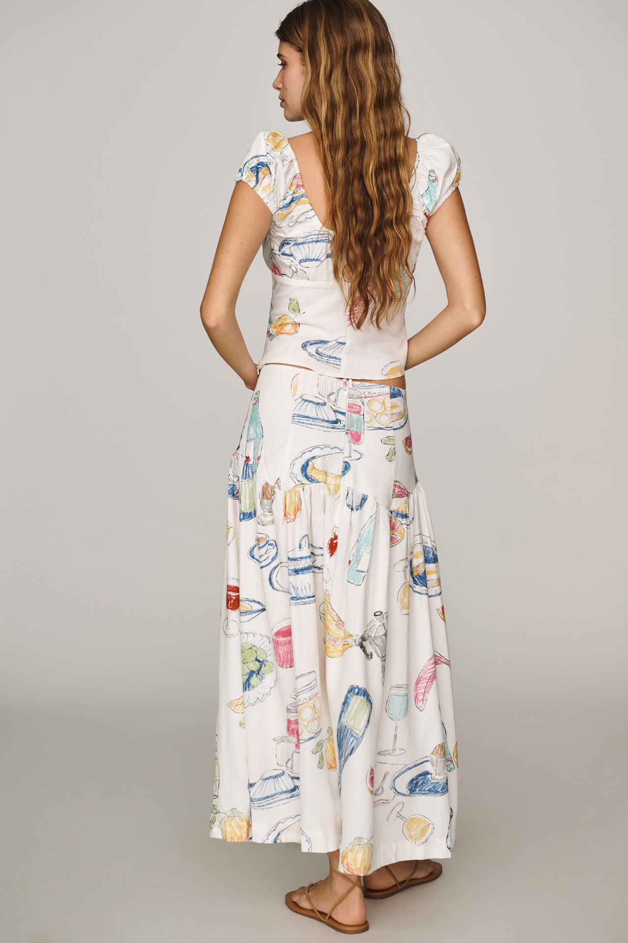 Lisa Says Gah Penny Midi Skirt