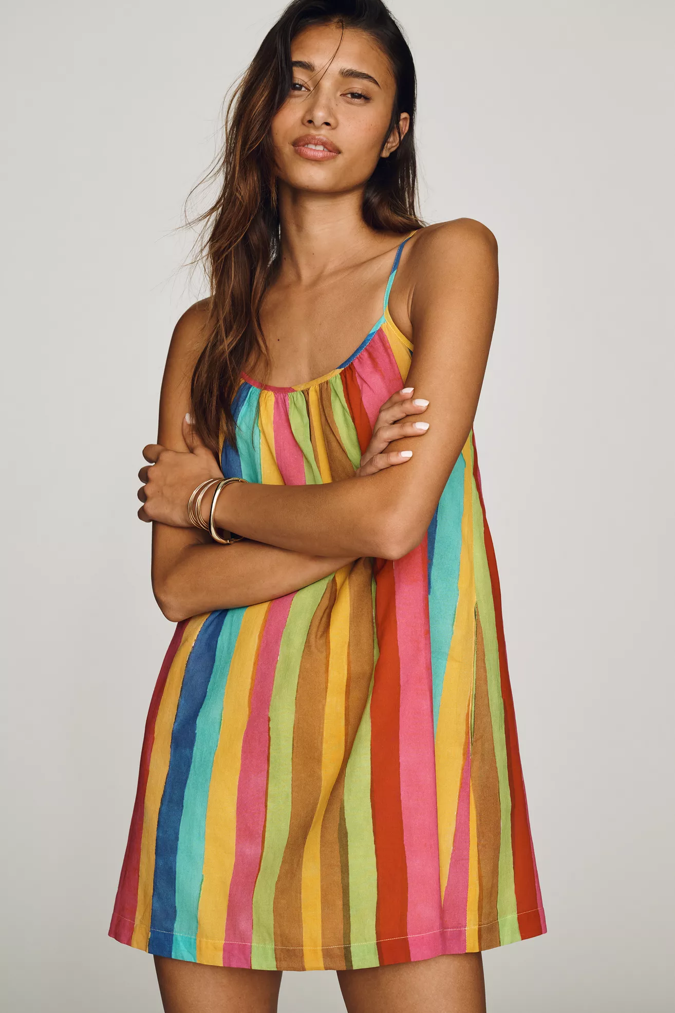 Lisa Says Gah Geneva 100% Cotton Mini Dress