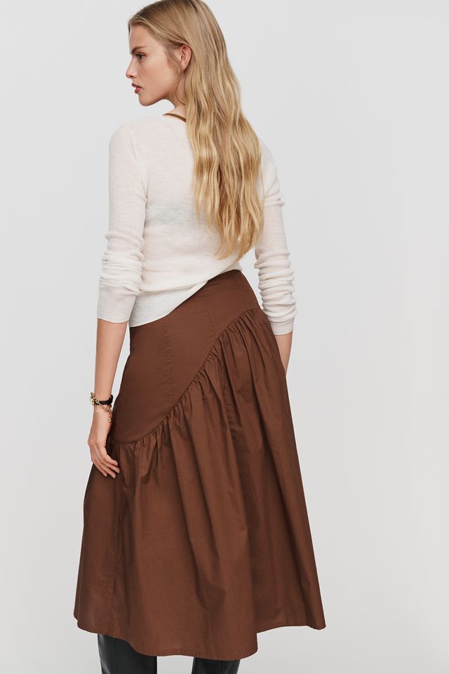 Lisa Says Gah Maeve 100% Cotton Midi Skirt #3