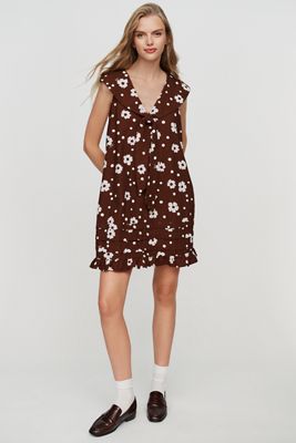 Lisa Says Gah Frances 100% Cotton Mini Dress