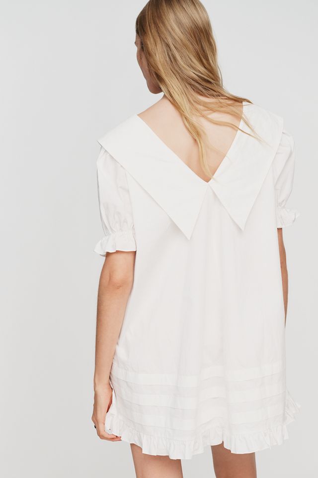 Lisa Says Gah 100% Cotton Puff-Sleeve Mini Dress #1
