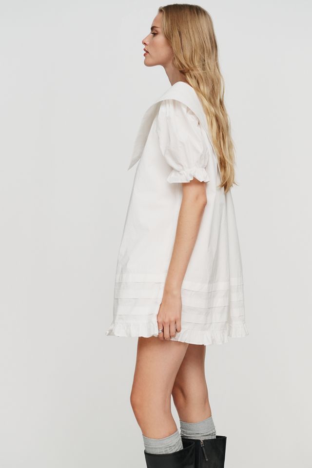 Lisa Says Gah 100% Cotton Puff-Sleeve Mini Dress #3
