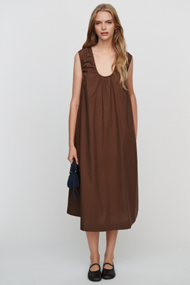 Peggy 100% Cotton Midi Dress