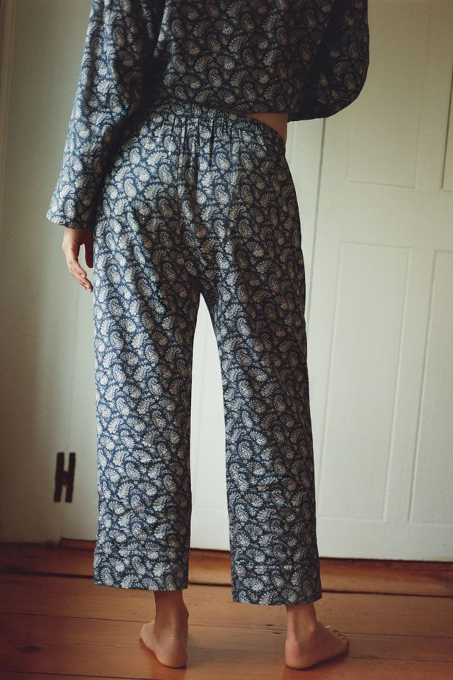 Embraceable Cool Nights Pajama Pants Tall Inseam Ornate Tile Geo