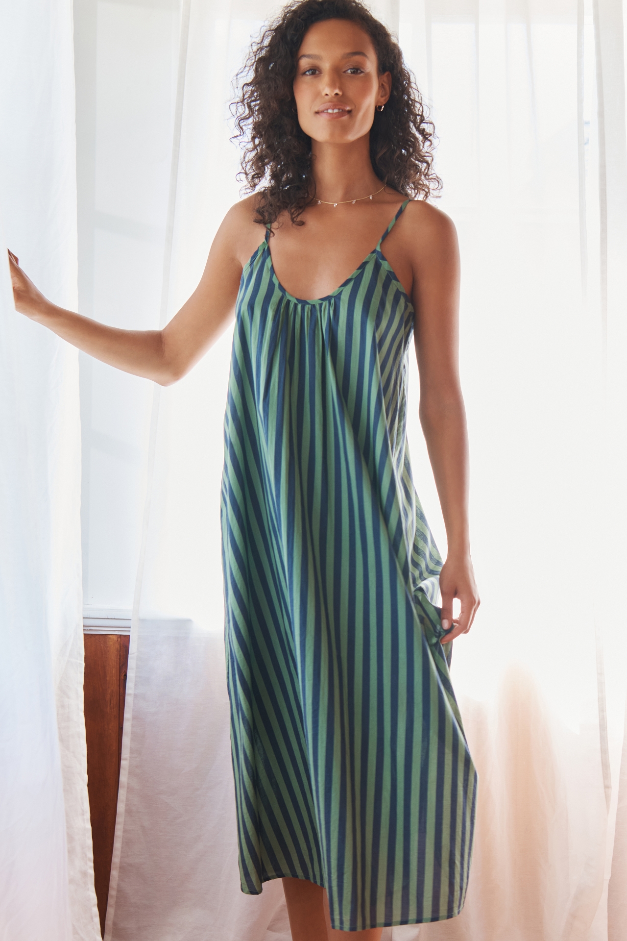 The GREAT. Slip Pajama Dress