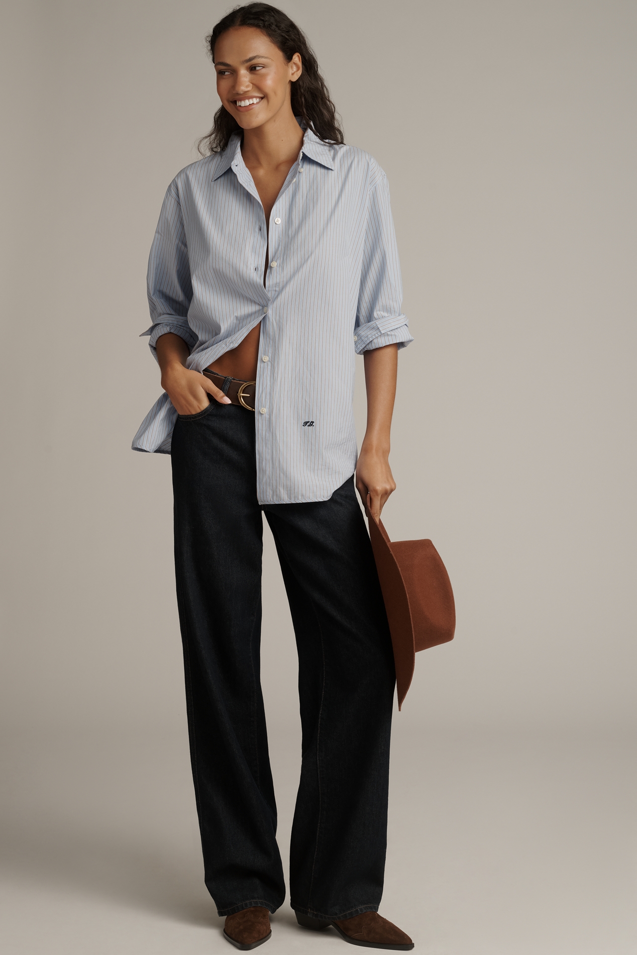 THE GREAT. Menswear Buttondown Shirt