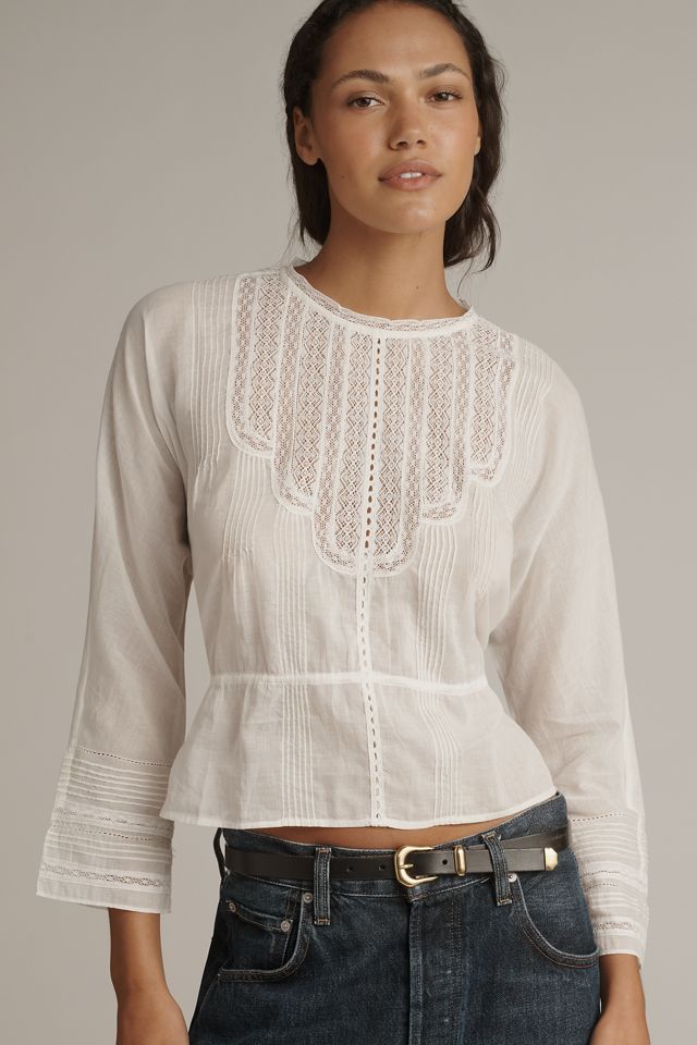 THE GREAT. Victorian Lace Top #1
