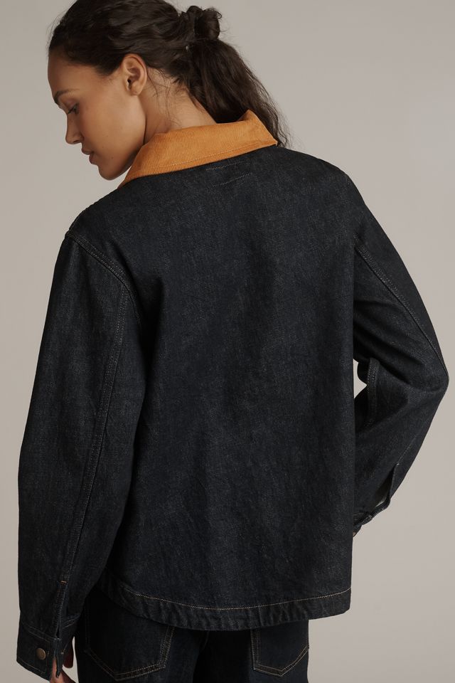 THE GREAT. Denim Swingy Jacket #1