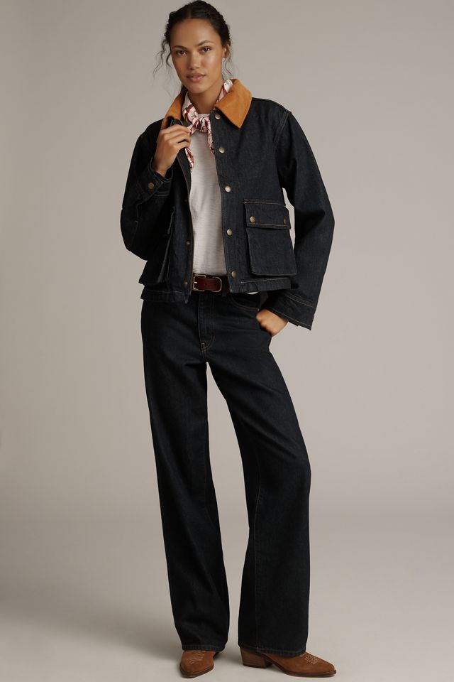 THE GREAT. Denim Swingy Jacket #2