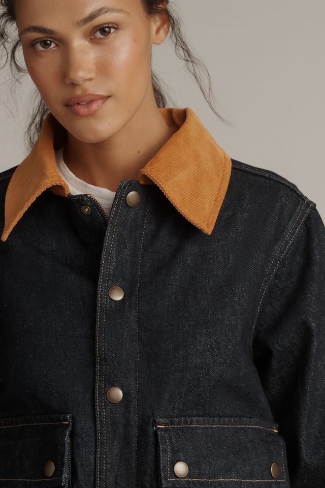 THE GREAT. Denim Swingy Jacket #3