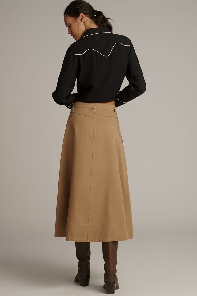 THE GREAT. Field Midi Skirt #2