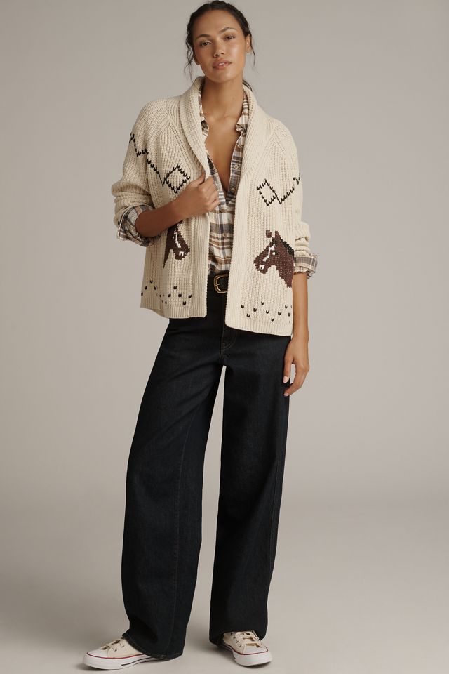 THE GREAT. Horse Lodge Cardigan Sweater #3