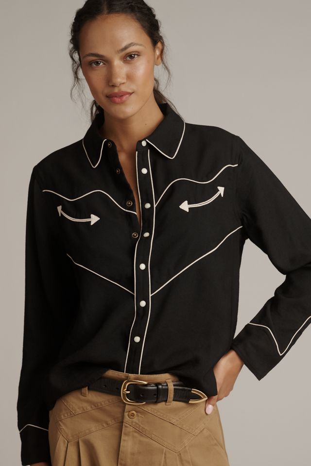 THE GREAT. Western Buttondown Shirt #1