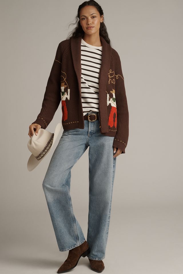 THE GREAT. Lasso Lodge Cardigan Sweater #3