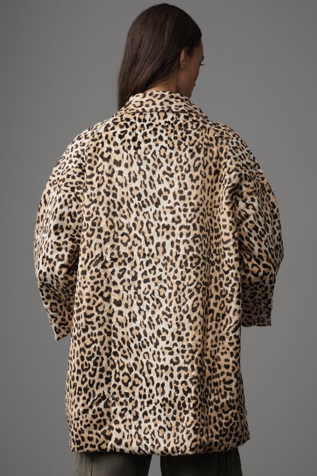 THE GREAT. Printed Car Coat #3