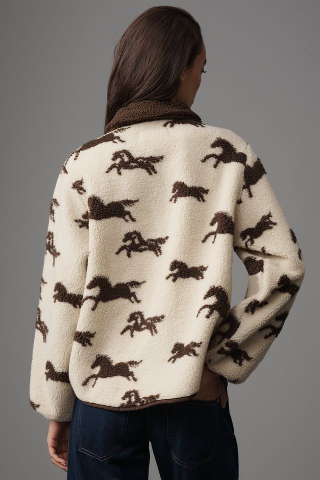 THE GREAT. Pasture Fleece Jacket #3