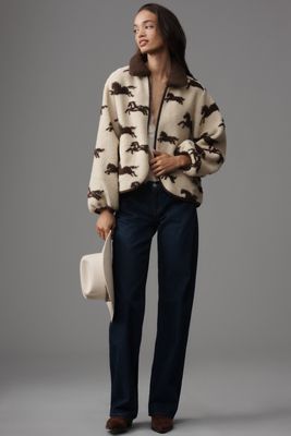 THE GREAT. Pasture Fleece Jacket