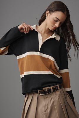 THE GREAT. Rugby Pullover Sweater