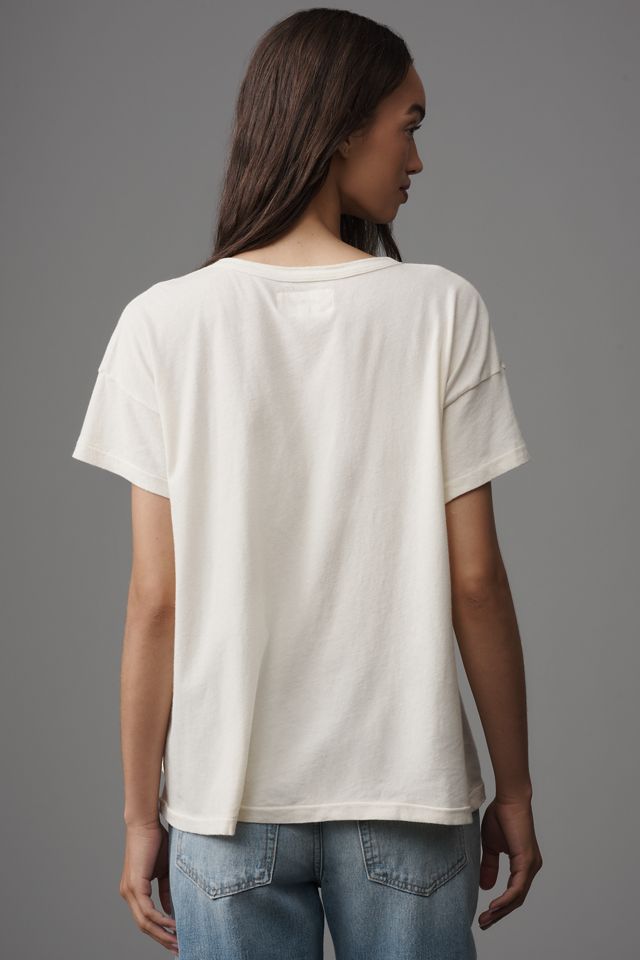 THE GREAT. Boxy Crew-Neck Horse Graphic Tee #1