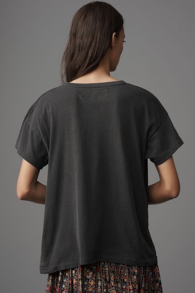THE GREAT. Boxy Crew-Neck Bear Graphic Tee #2