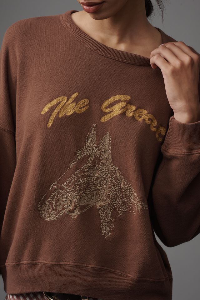 THE GREAT. Teammate Graphic Crew-Neck Sweatshirt #2