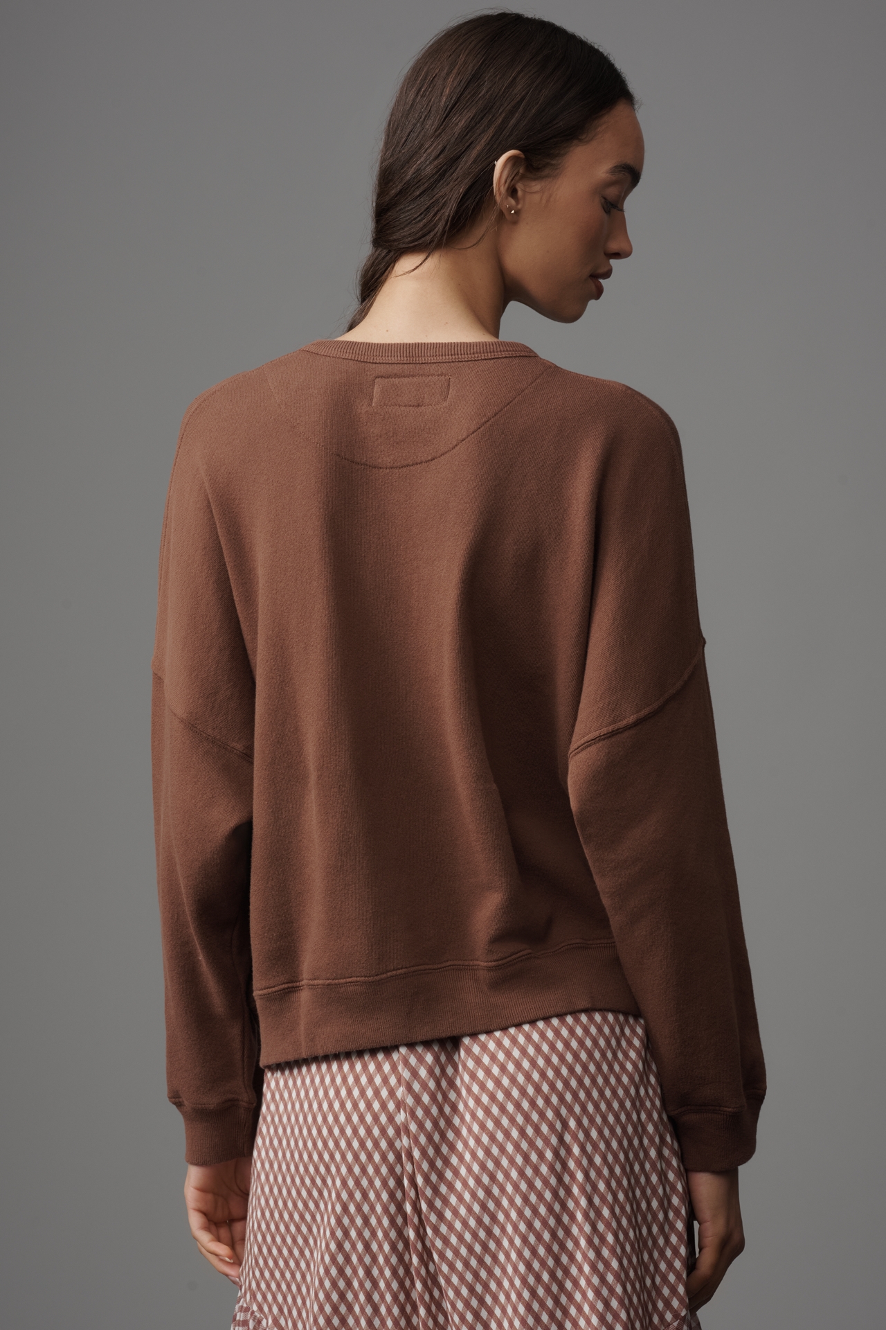 THE GREAT. Teammate Graphic Crew-Neck Sweatshirt