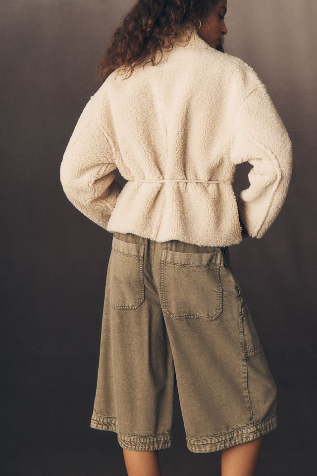 THE GREAT. Reversible Faux Fur Jacket #4