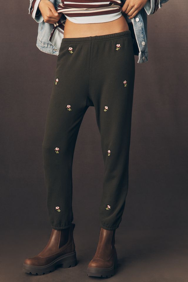 THE GREAT. The Stadium Embroidered Sweatpants #2