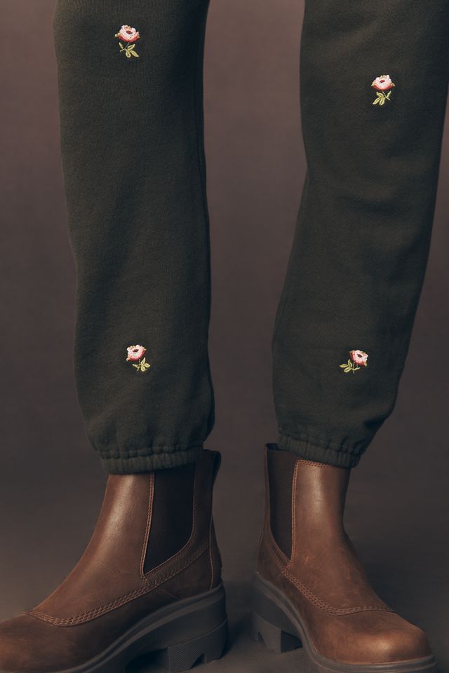 THE GREAT. The Stadium Embroidered Sweatpants #3