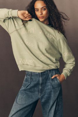 The Zodiac Sweatshirt by Catherine O'Sullivan | Anthropologie