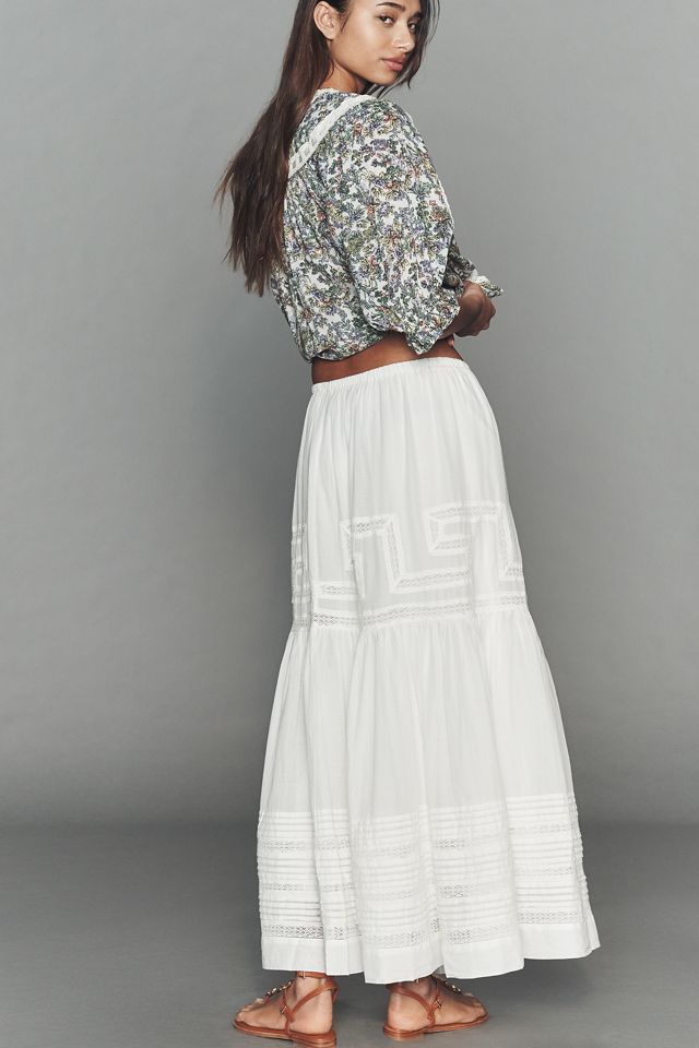 Dress Long Maxi Skirts 80 Cotton Burgundy Long Cotton Ruffle Maxi Skirt For  Elegant Style