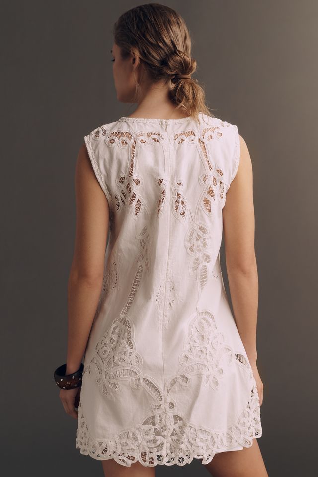 THE GREAT. Picnic Sleeveless Shift Dress